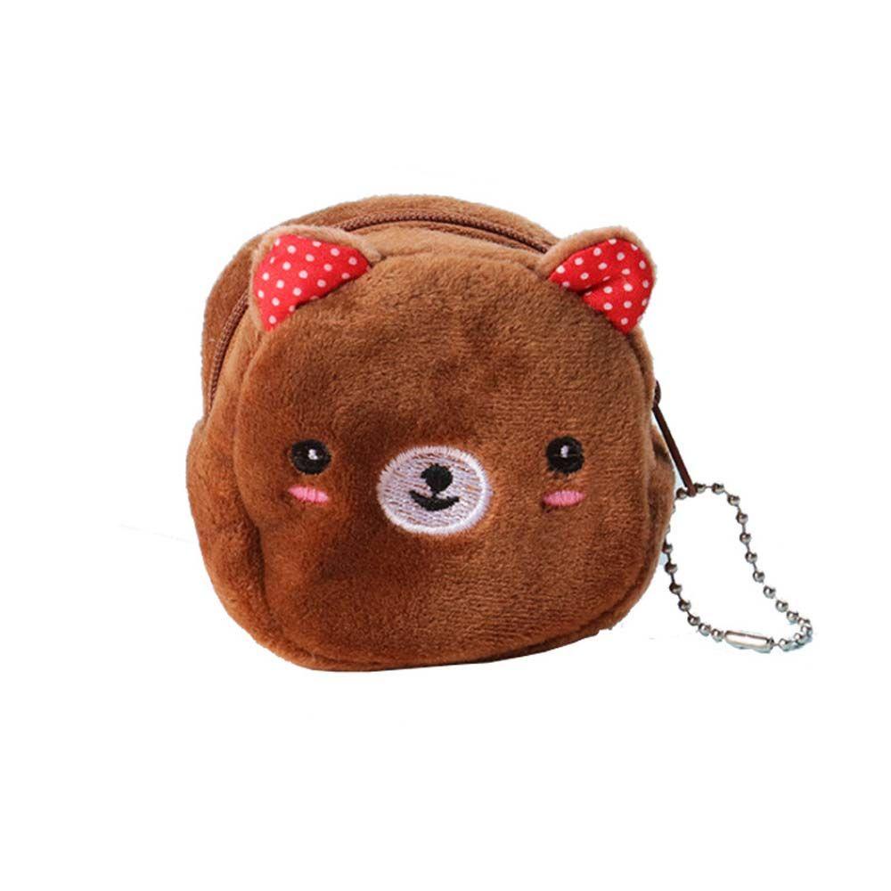 Ví Đựng Tiền Xu Kèm Móc Khóa Xinh Xắn Cho Bạn Gái