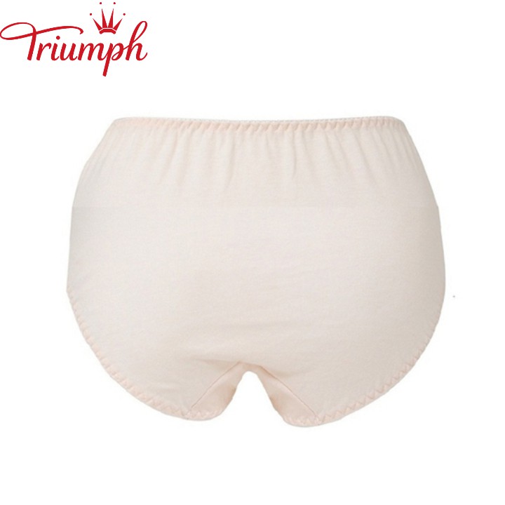 Quần lót nữ Triumph Blissy 10 Maxi dáng lưng cao màu Da & Hồng