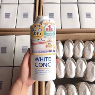 Sữa tắm trắng da white conc body