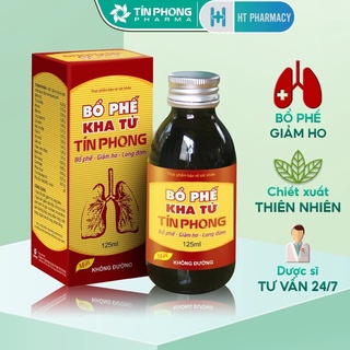 Siro bổ phế kha tử tín phong hỗ trợ các trường hợp sưng đau họng, ngứa rát, khản tiếng lọ 125ml