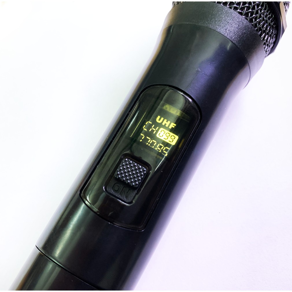 Micro Karaoke Không Dây UHF 770.85MHZ Đa Năng Dành Cho Loa Kéo, Amli, Loa xách tay Bluetooth