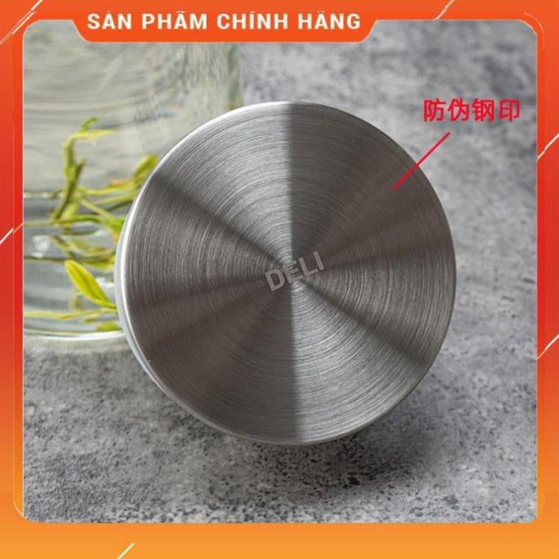 CHÍNH HÃNG -  Ấm pha trà Deli  inox 1300ml,bình pha trà thủy tinh ,bình ủ trà cao cấp,bình đựng nước 1300ml | BigBuy360 - bigbuy360.vn