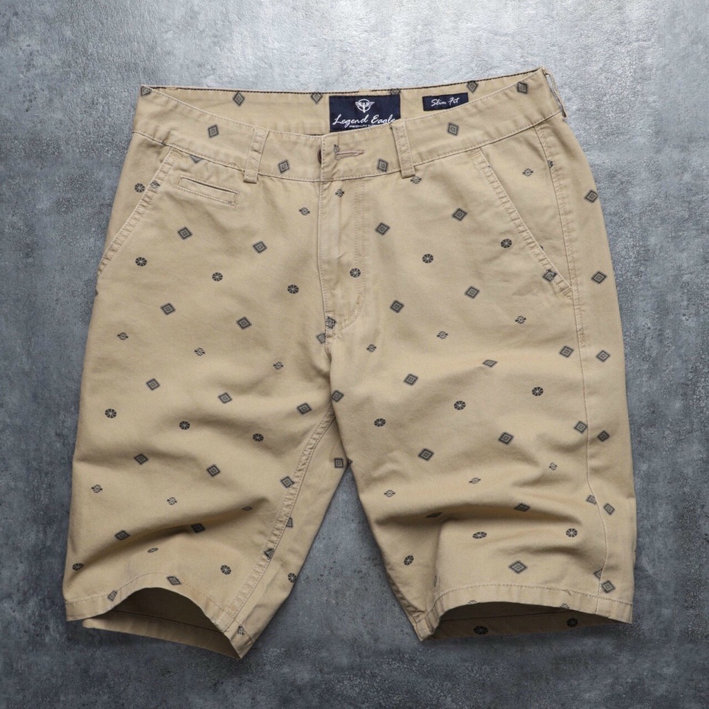 Quần short nam Kaki cao cấp, chất cotton mềm mại