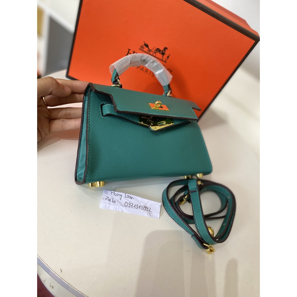 Túi xách HM xanh HM đeo chéo ,quai xách tay hot 2021