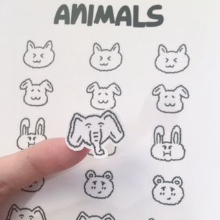 gia.palpitate | Sticket sheet Animals