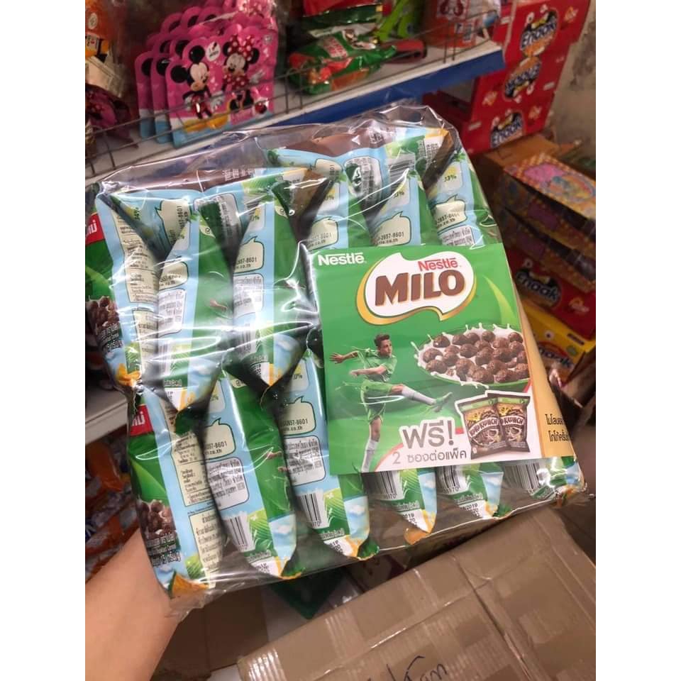 Ngũ cốc ăn sáng MiLo 1 gói 15g hàng Thái lan.