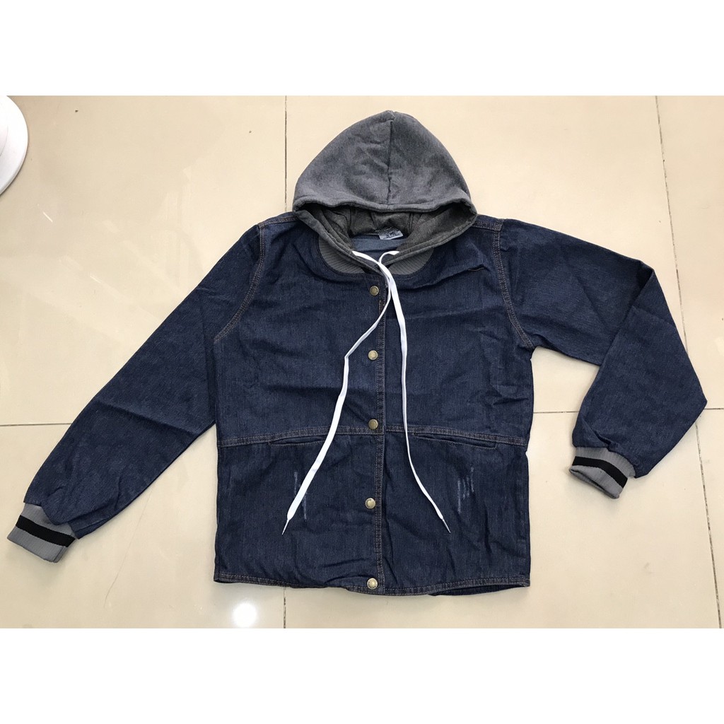 Áo Khoác Jean Nón Tay Bo Thun, GIÁ RẺ NHẤT | BigBuy360 - bigbuy360.vn