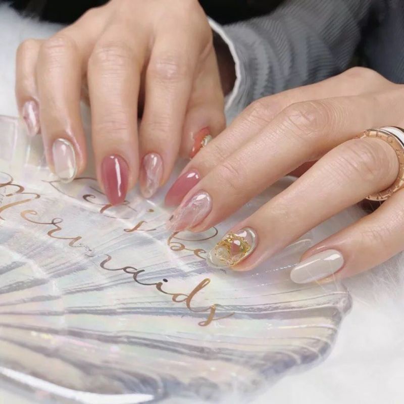 Vỏ Chai Giúp Chụp Ảnh Mẫu Nail, Phụ kiện vỏ sò trang trí chụp ảnh sản phẩm