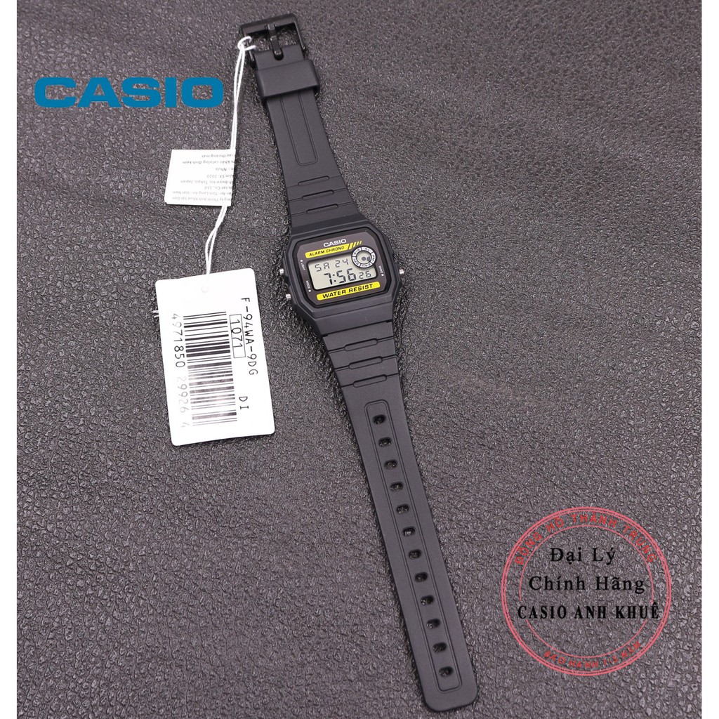 Đồng hồ nam Casio F-94WA-9DG dây nhựa