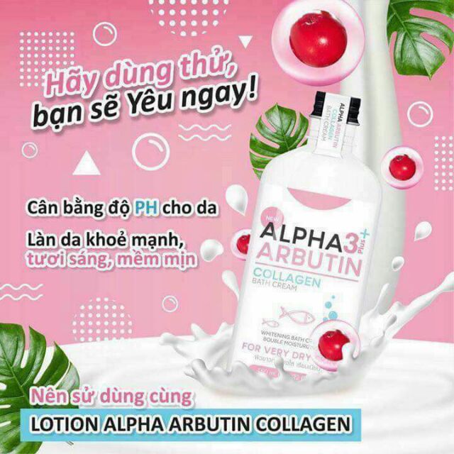 Sữa tắm và lotion  Alpha3