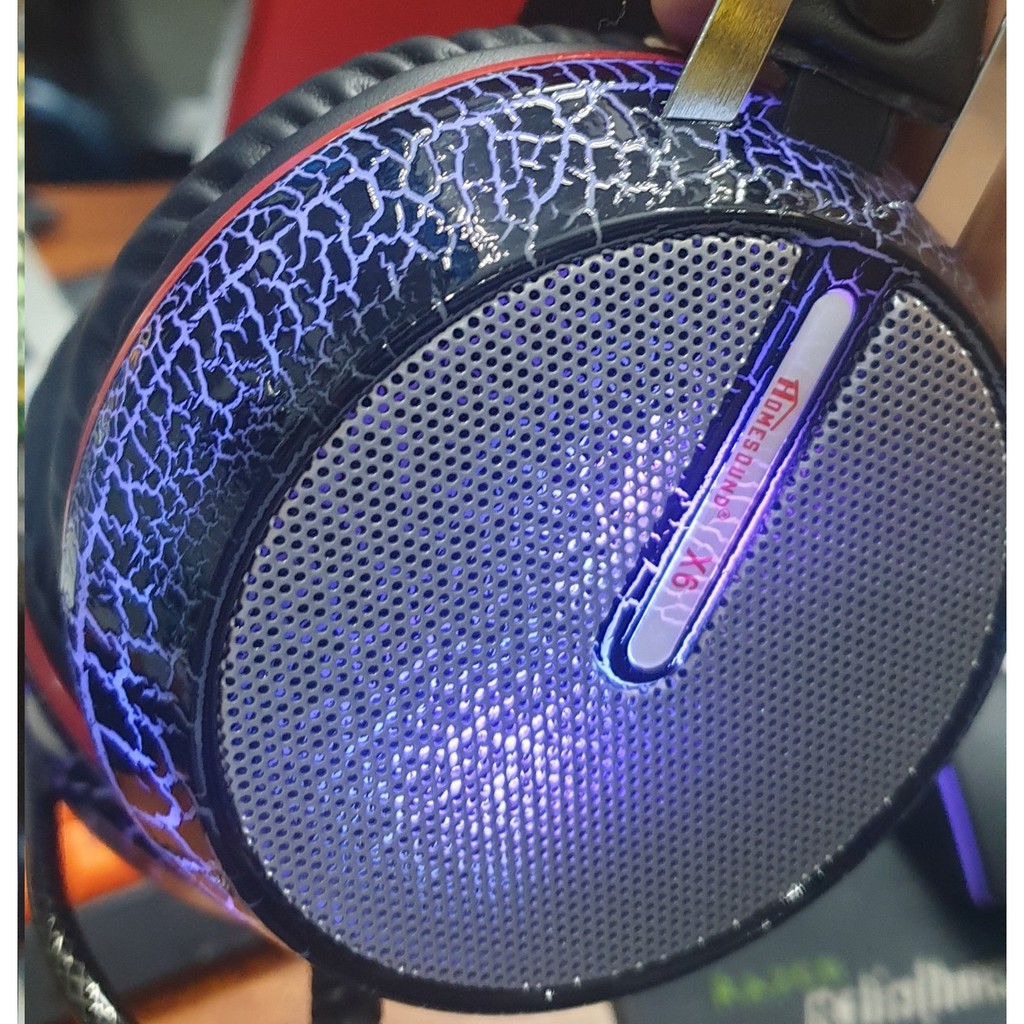 Tai Nghe Gaming 7.1 Homsound X6 Led 7 Màu , Cổng Usb Port