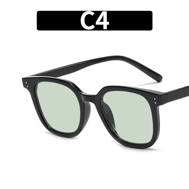 Kính Mát Gọng Vuông Màu Đen Phong Cách Hàn Quốc Thời Trang Cho Nữ