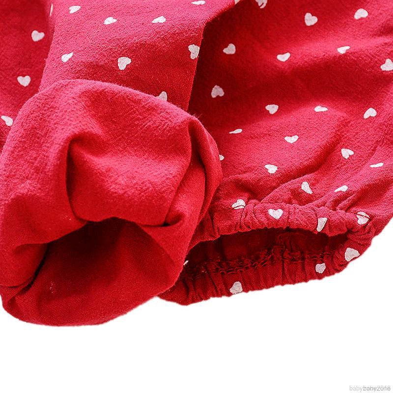 Đầm dài tay cổ bẻ họa tiết chấm bi xinh xắn cho bé gái