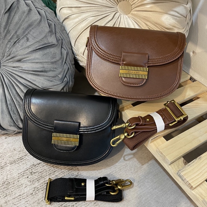 Túi xách nữ quảng châu CNKKisea dây bản to đeo chéo nhiều ngăn