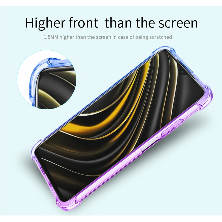 Ốp lưng Poco M3 / Poco M4 Pro 4G / Poco C40 / Poco M5 dẻo đa sắc lồi 4 góc chống sốc bảo vệ camera