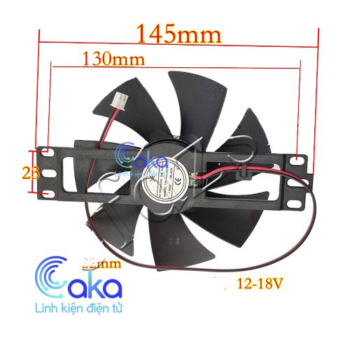 Quạt bếp từ 18V