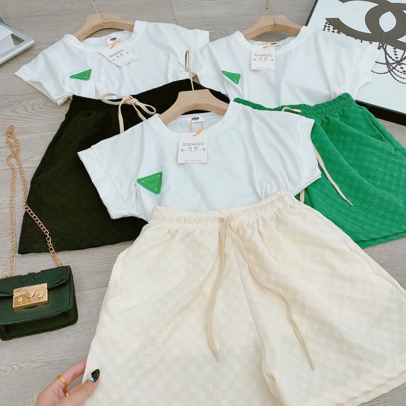 ✔ 𝗙𝗥𝗘𝗘 𝗦𝗛𝗜𝗣 SÉT ÁO PHÔNG MIX QUẦN SOOC Ô NỔI SIÊU XINH HÀNG ĐẸP LẮM MN Ạ