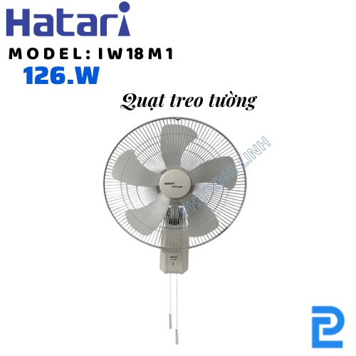 Quạt Treo Tường Công Nghiệp Hatari IW18M1 - Hàng Chính Hãng - Bảo Hành 36 Tháng