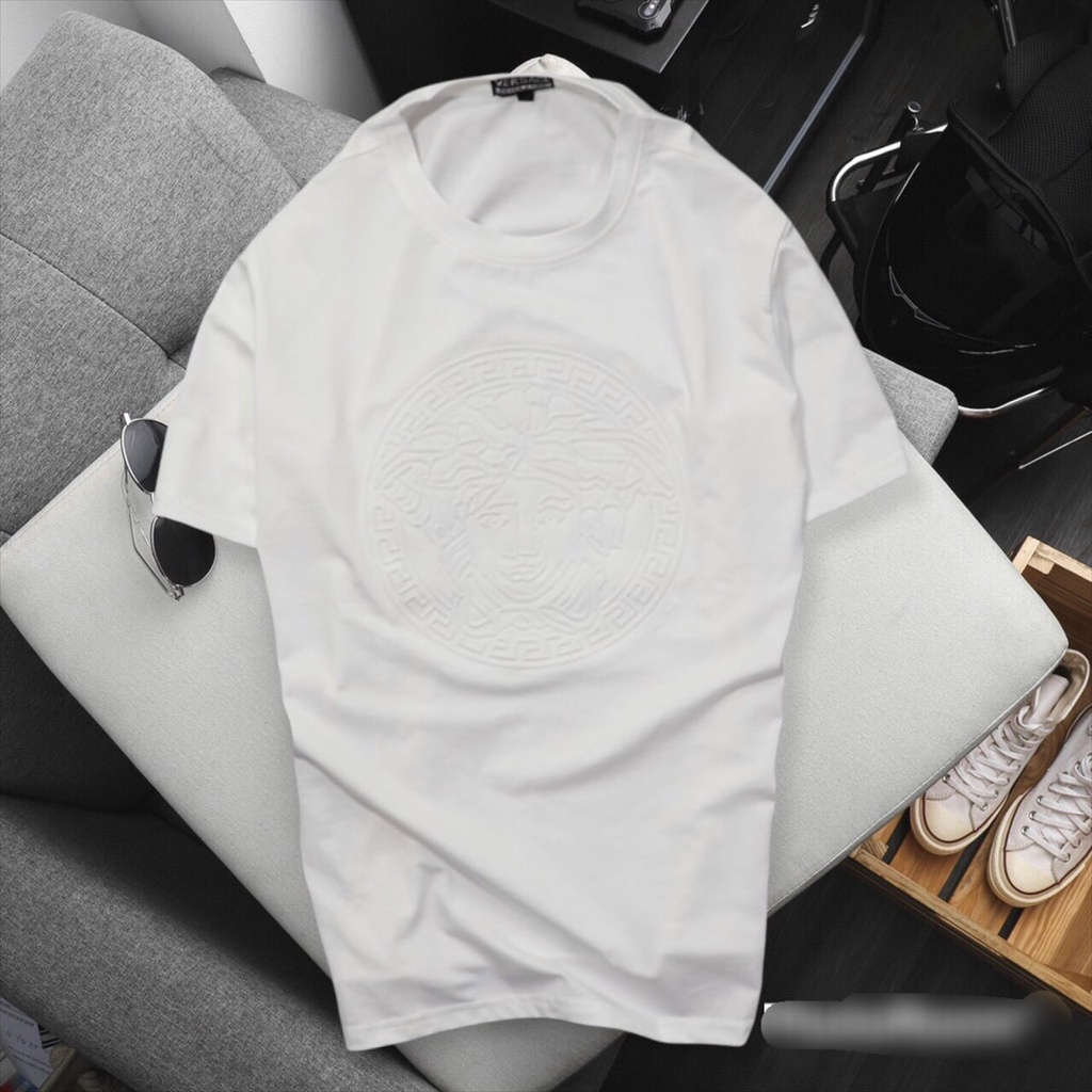 ÁO THUN NAM COTTON DẠP NỔI HỌA TIẾT