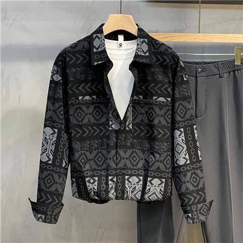 Áo Sơ Mi Dài Tay Dáng Rộng Thiết Kế Giản Dị Dành Cho Nam