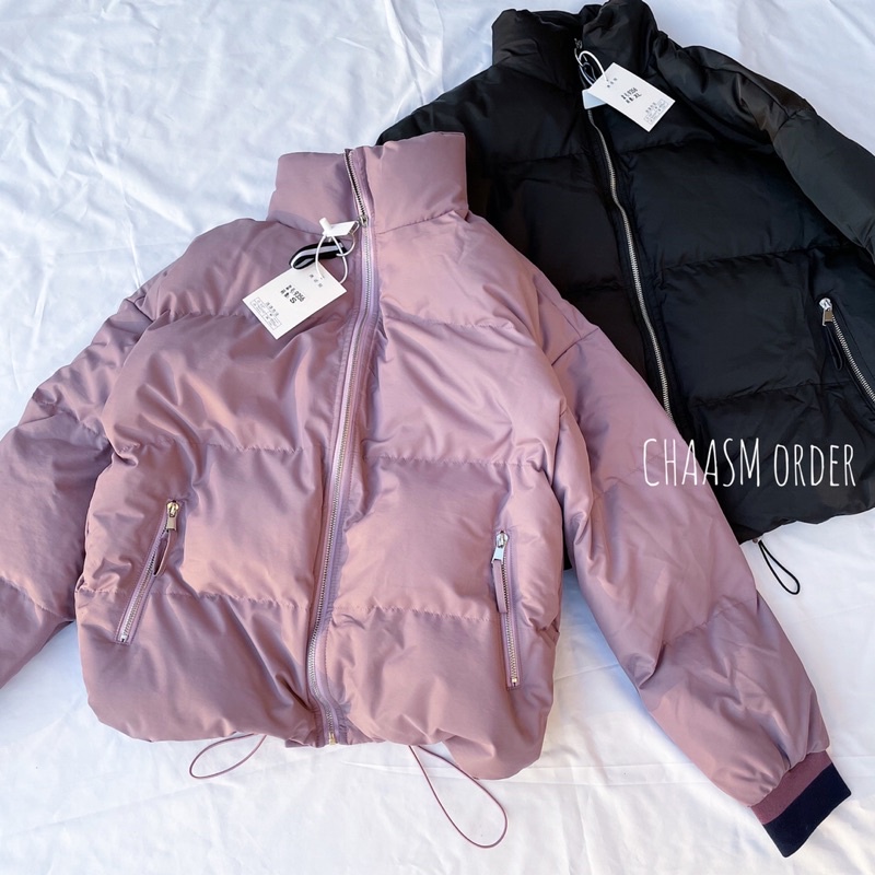 Áo khoác phao lông vũ đại hàn unisex dáng lỡ SẴN