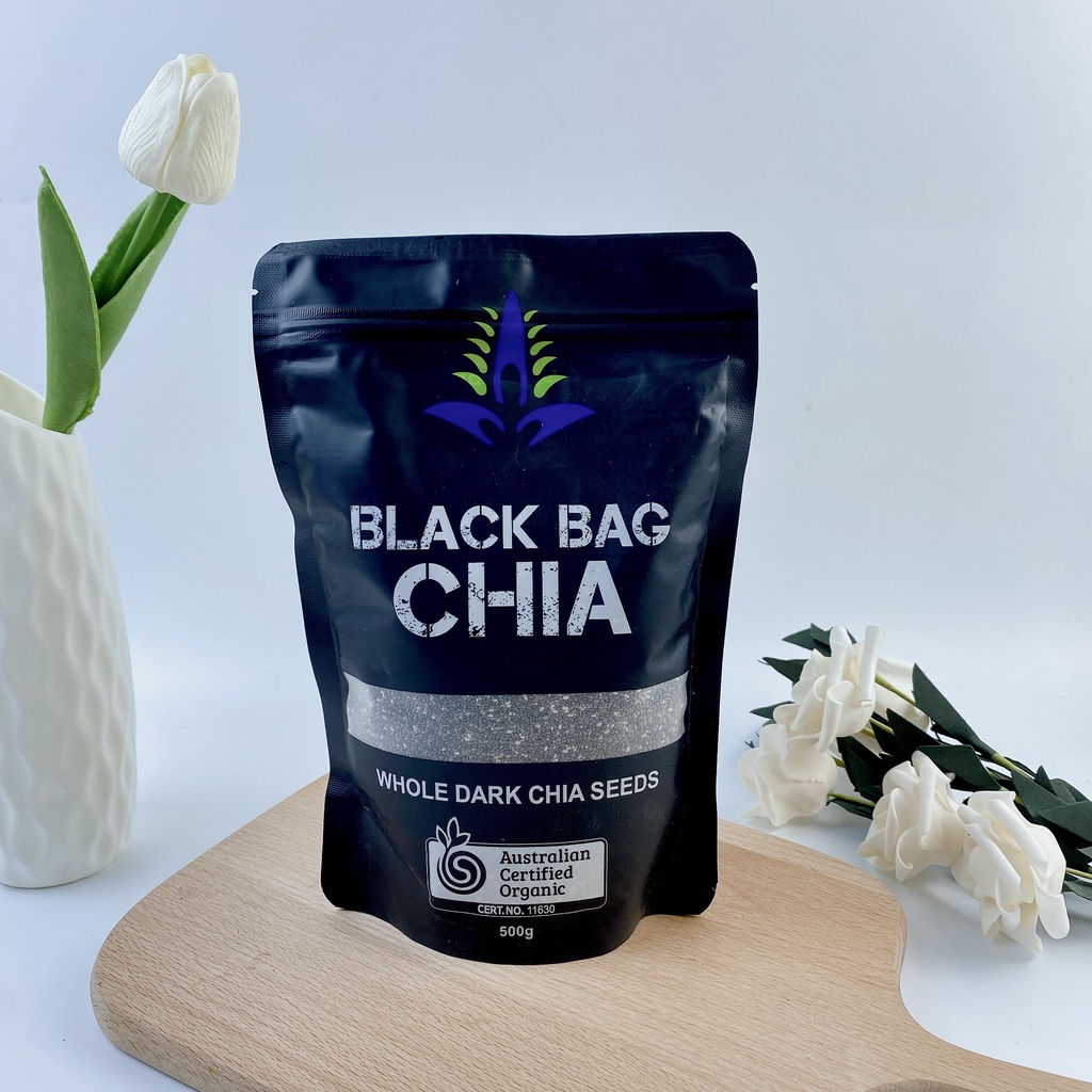 Hạt Chia Úc 500g Absolute Organic Hữu Cơ Chuẩn Chất Lượng Hạt Sạch - Đều - Đẹp giảm cân ăn kiêng by FLA