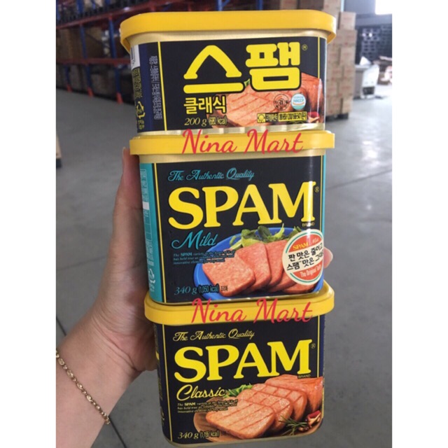 Thịt hộp Spam 340g và 200g Hàn Quốc ( loại đặc biệt) | BigBuy360 - bigbuy360.vn