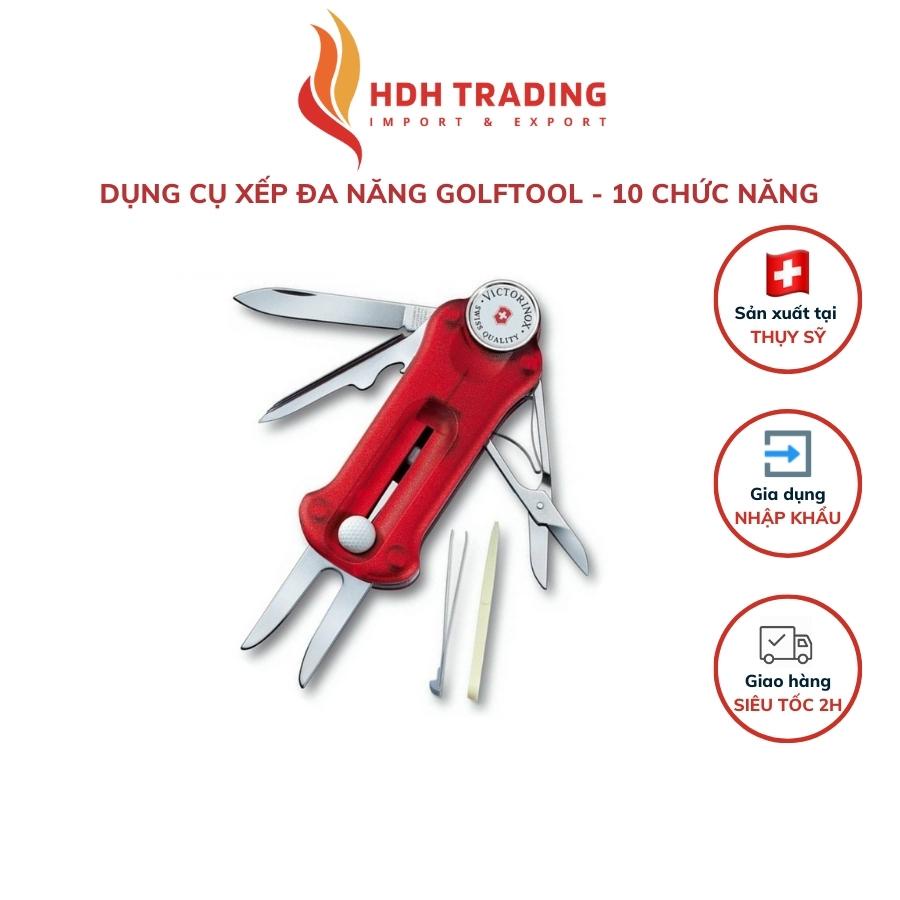 Dụng Cụ Xếp Đa Năng GolfTool, 10 chức năng nhập khẩu Thụy Sỹ