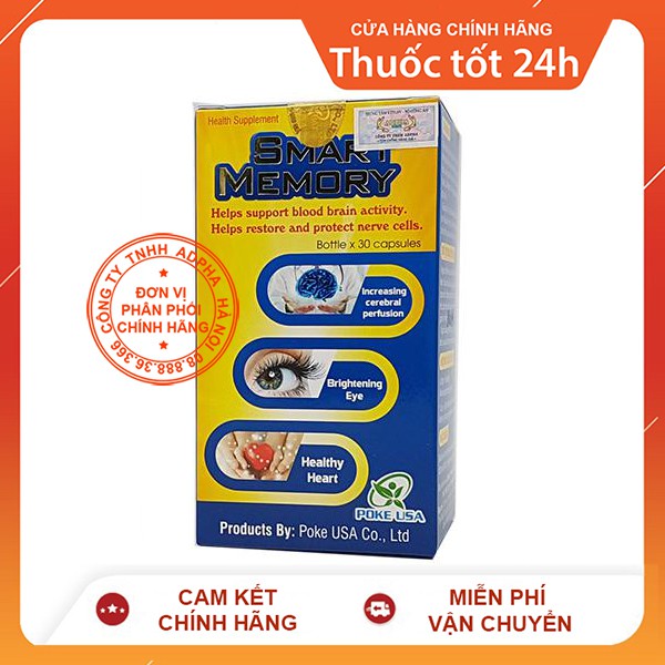 TPBVSK Smart Memory hỗ trợ hoạt huyết dưỡng não