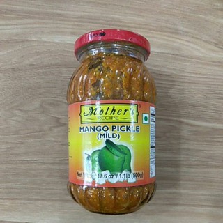 Mother's recipe Mango pickle (Mild) 500g Sốt xoài dưa muối Ấn Độ