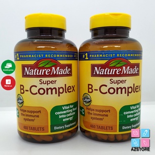Viên uống bổ sung vitamin B của Mỹ - Nature Made Super B-Complex 460 viên