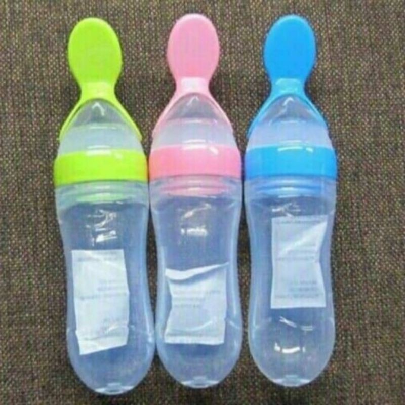 Bình thìa silicon cho bé tập ăn dặm