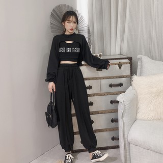 SET THỂ THAO ULZZANG(C.SẴN ĐEN)
