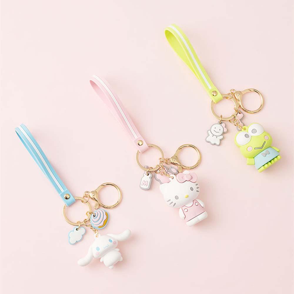 LILYES Móc Khóa Hình Kuromi Ếch My Melody Cinnamoroll Dễ Thương