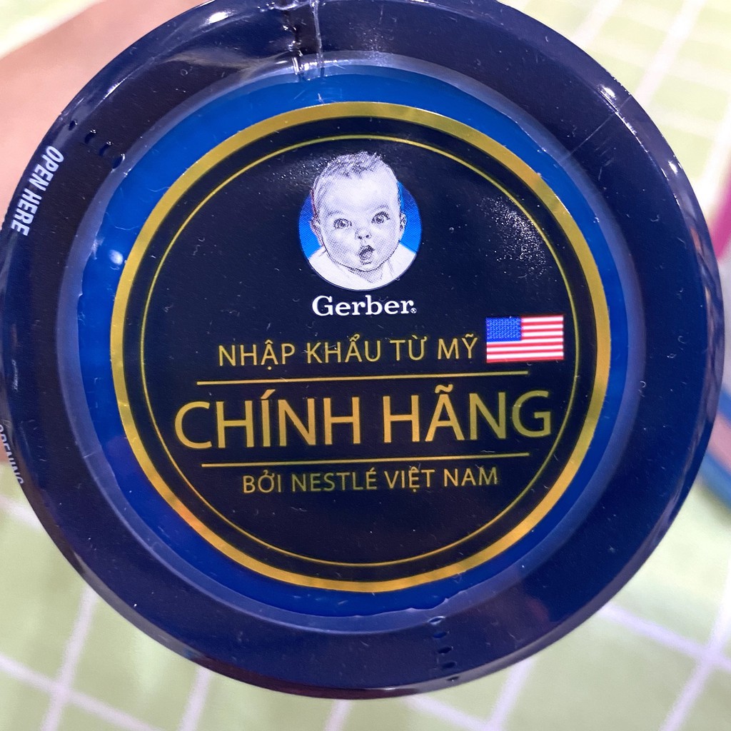 Bánh ăn dặm Gerber hộp cao 42g nhập khẩu chính hãng bởi Nestle