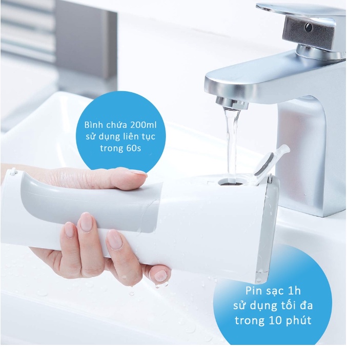 Máy tăm nước Panasonic EW1511 Đức công nghệ siêu âm vệ sinh răng miệng - Shop Viloet