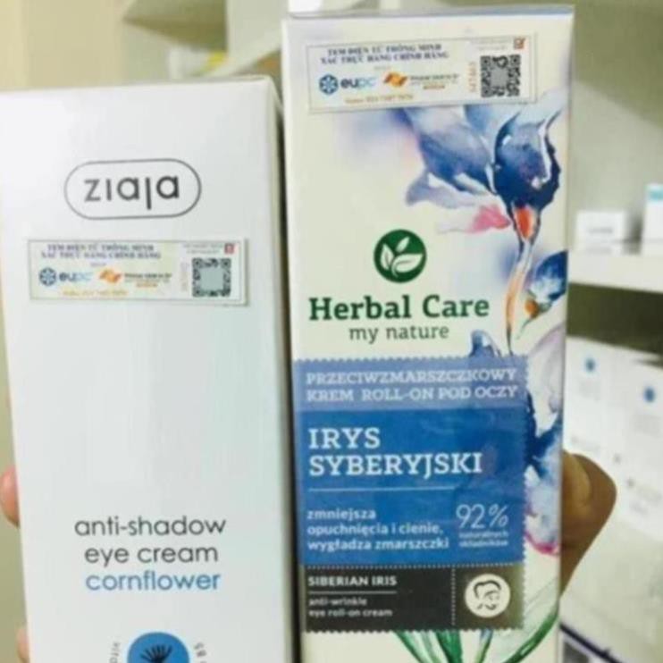 [Nhập Khẩu Balan] Thanh Lăn Dưỡng Da Quang Mắt, Tan Bọng Mắt, Chống Nhăn, Làm Căng Da, Hết Thâm Quầng Mắt ZIAJA - 15ml | BigBuy360 - bigbuy360.vn