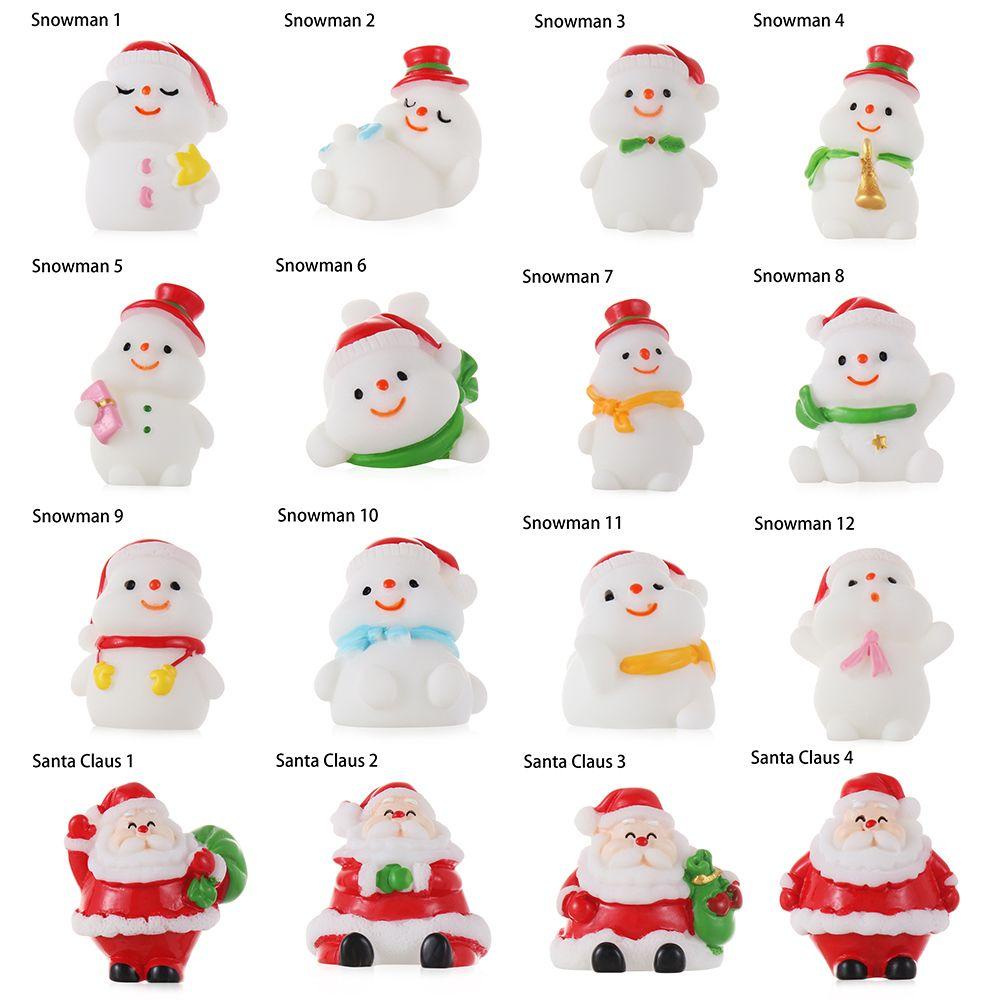 Tượng ông già noel mini xinh xắn trang trí cây bonsai / tiểu cảnh / khu vườn