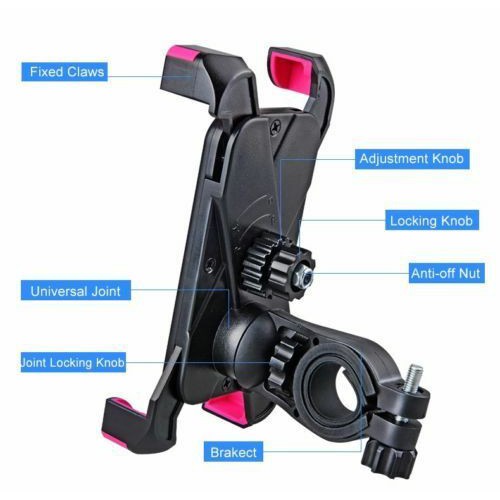 Giá đỡ điện thoại ROCKBROS gắn tay lái xe đạp chất lượng cao thông dụng tiện lợi