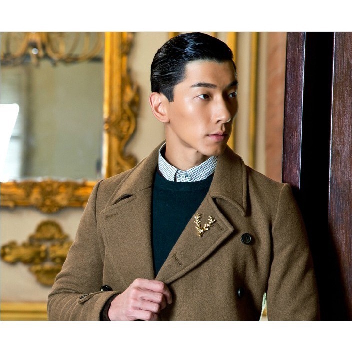 Ghim cài áo hình nai kiểu dáng cá tính thời trang