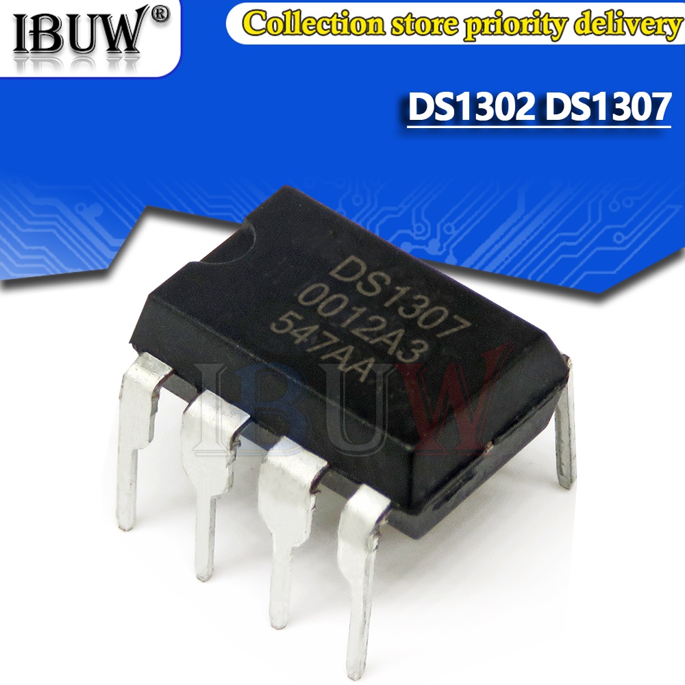 10 CÁI DS1302N DIP8 DS1302 DIP DIP-8 DS1307 DS1307N Trickle Charge Timekeeping Chip