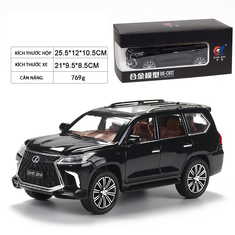Xe Mô Hình Lexus LX570 Tỉ Lệ 1:24 Hãng CheZhi