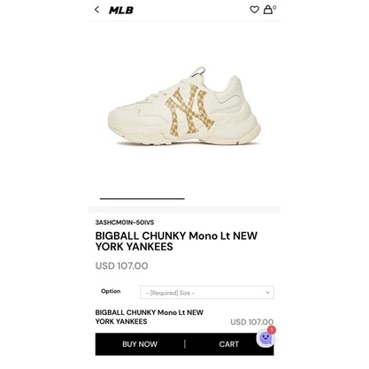 Giày M.L.B Big Ball C.h.u.n.k.y Mono LT NY New 2022💝