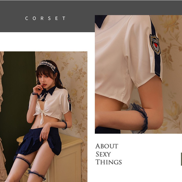 Set đồ ngủ Cao cấp Cosplay nữ sinh xịn xò L028 | BigBuy360 - bigbuy360.vn