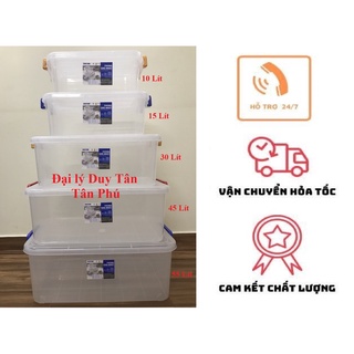 Thùng nhựa trong Duy Tân đựng đồ 10L/15L/30L/45L/55L