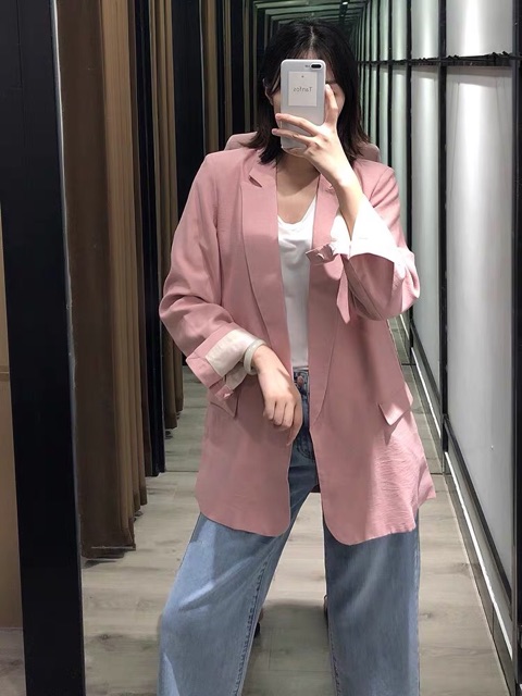 ÁO KHOÁC BLAZER ZARA FORM CỰC SANG PHÙ HỢP MÙA HÈ