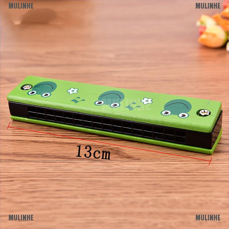 Kèn Harmonica 16 Lỗ Bằng Gỗ Dễ Thương Cho Bé
