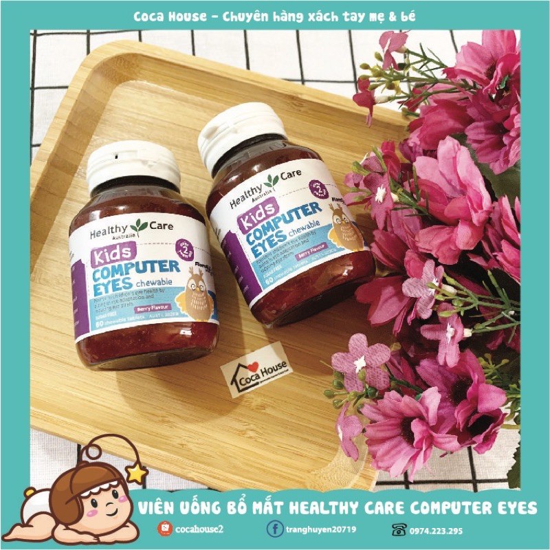 VIÊN UỐNG BỔ MẮT HEALTHY CARE COMPUTER EYES ✅ĐỦ BILL VÀ TEM CHEMIST, HOT PRICE✅ hỗ trợ mắt sáng