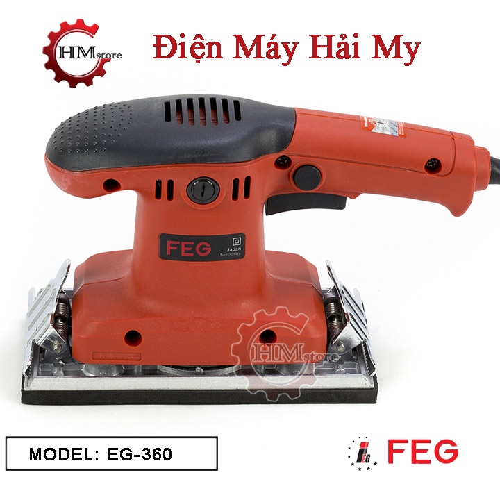 Máy chà nhám chữ nhật FEG 360, công suất 200w - Máy chà nhám rung, máy chà nhám gỗ  - Bảo hành 6 tháng