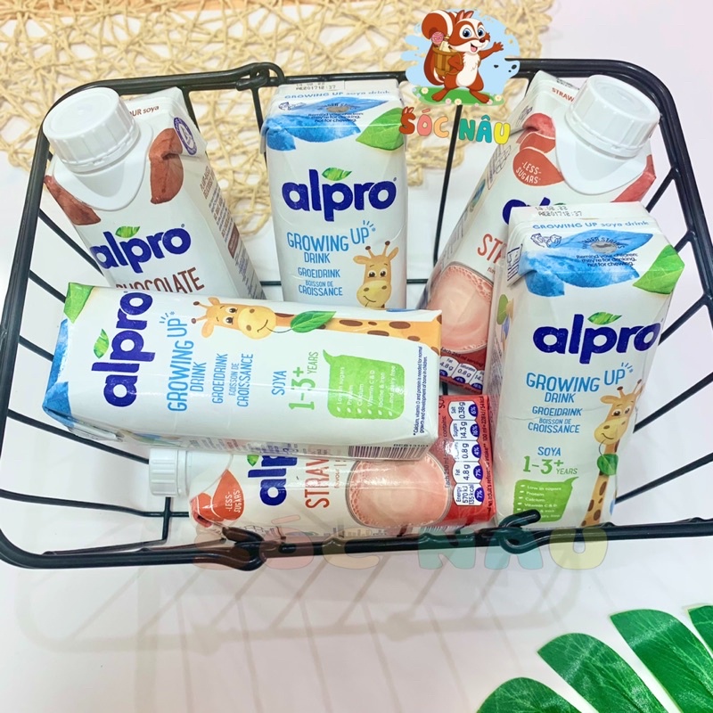 Sữa Đậu Nành Alpro Không Chứa Sữa Cho Bé Dị Ứng Đạm Bò Từ 1 Tuổi